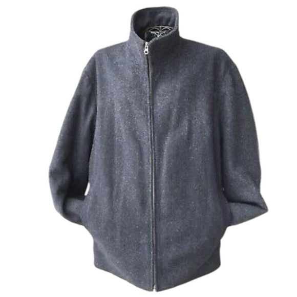 Gap Sz M Wool Blend Bomber Jacket - Picture 3 of 15